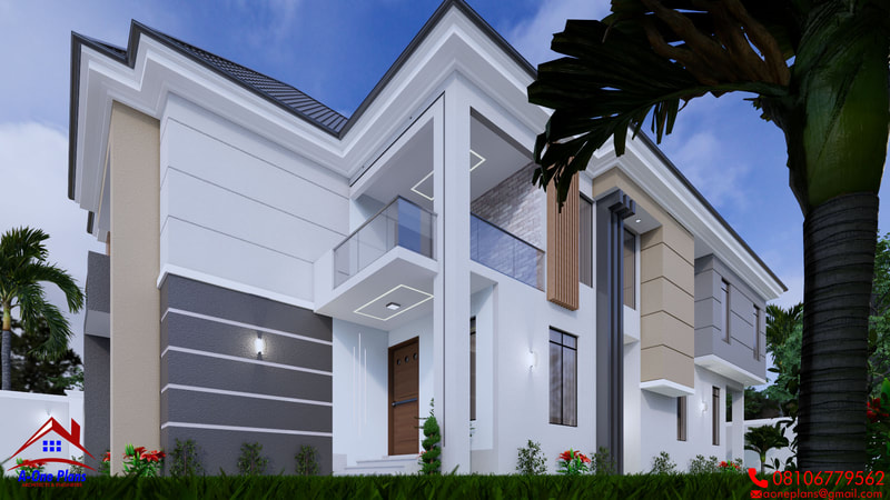 Five bedroom duplex all rooms ensuite 
Features are dining room, a very spacious kitchen, store, laundry with a study room  and family living room with a balcony and a standard master bedroom with a walk in closet, jacuzzi and a balcony 
On a 50 by 100